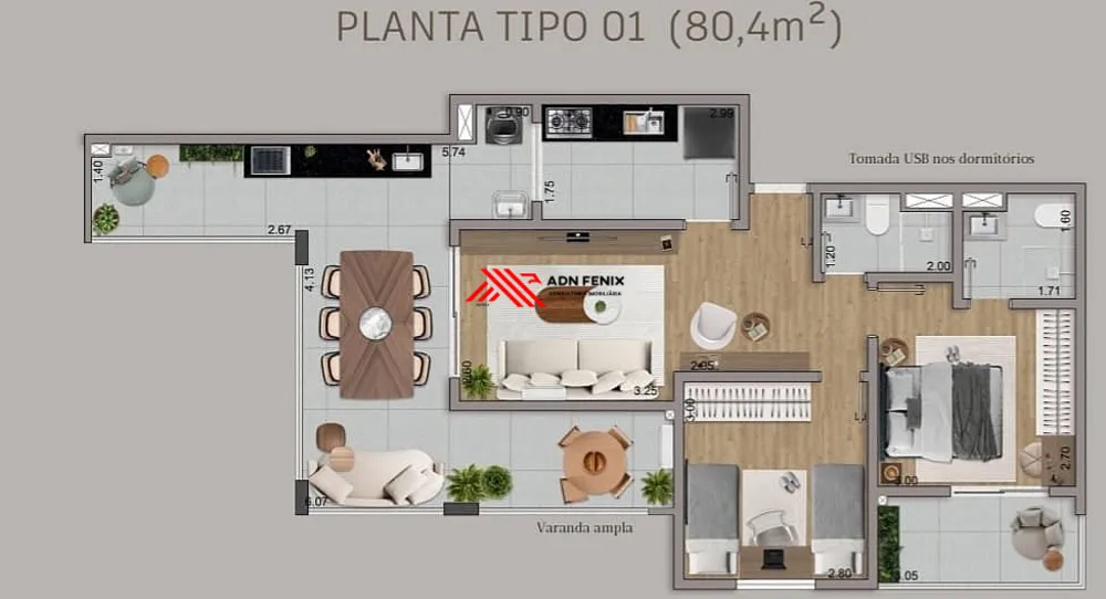 Apartamento, 2 quartos, 70 m² - Foto 12