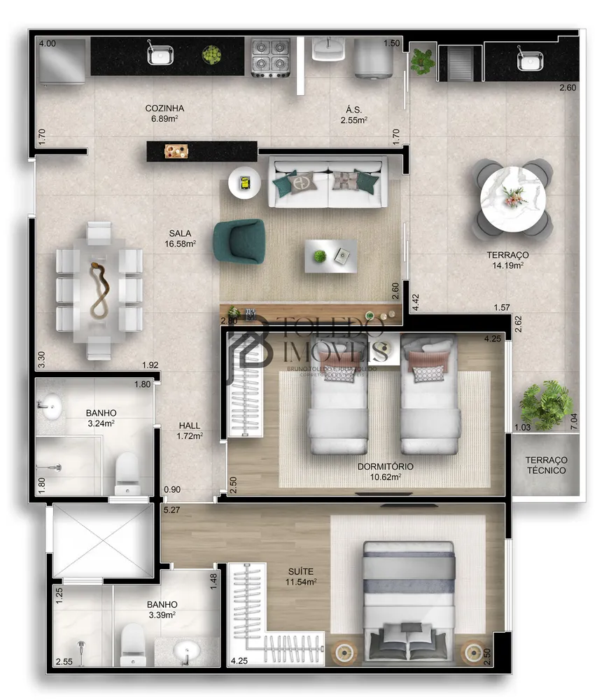 Apartamento, 2 quartos, 78 m² - Foto 12