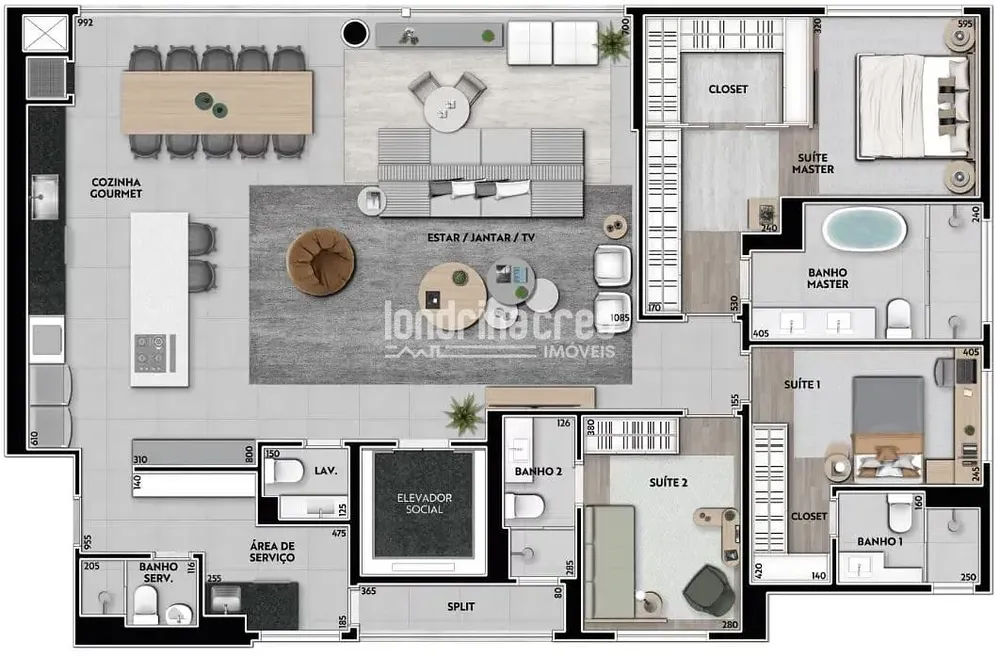 Apartamento, 3 quartos, 186 m² - Foto 4