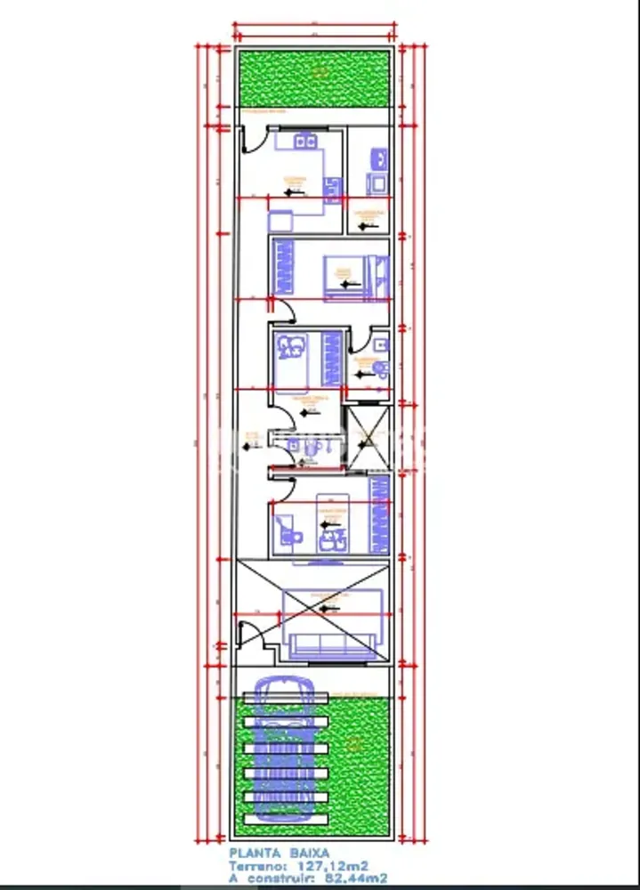 Casa, 3 quartos, 82 m² - Foto 1