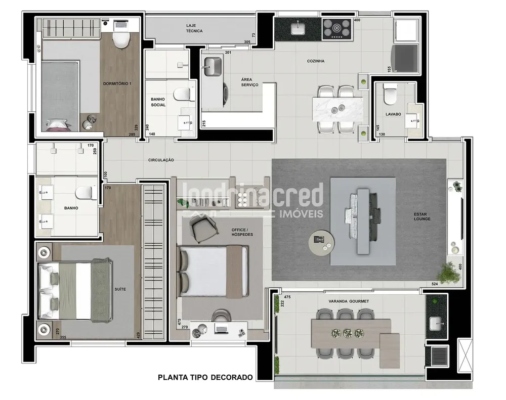 Apartamento, 3 quartos, 114 m² - Foto 2