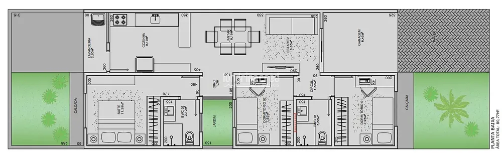 Casa, 3 quartos, 91 m² - Foto 8