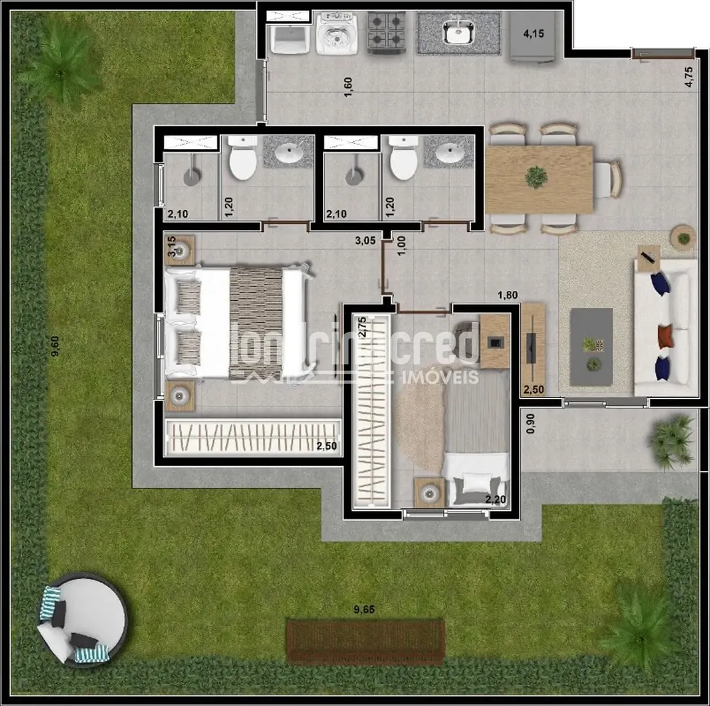 Apartamento, 2 quartos, 48 m² - Foto 8