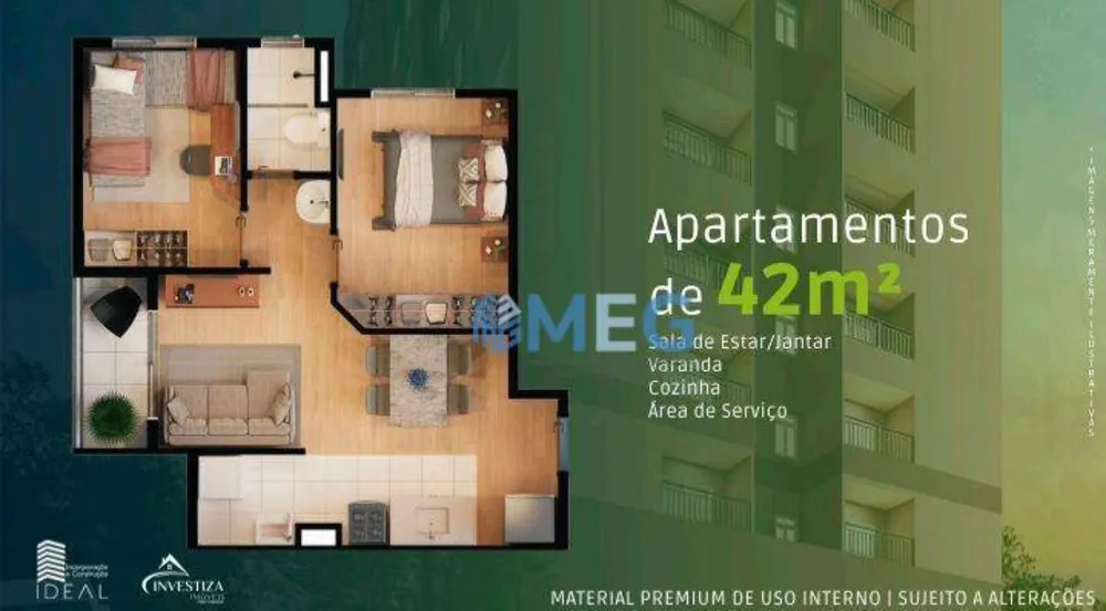 Apartamento, 2 quartos, 38 m² - Foto 9