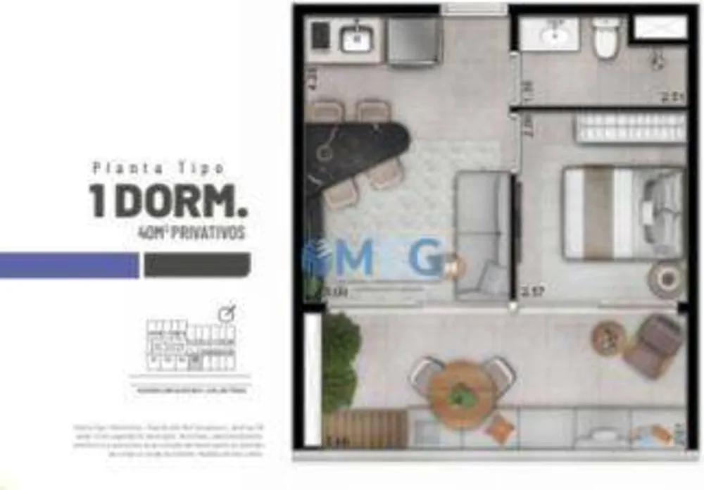 Kitnet-Studio, 29 m² - Foto 6