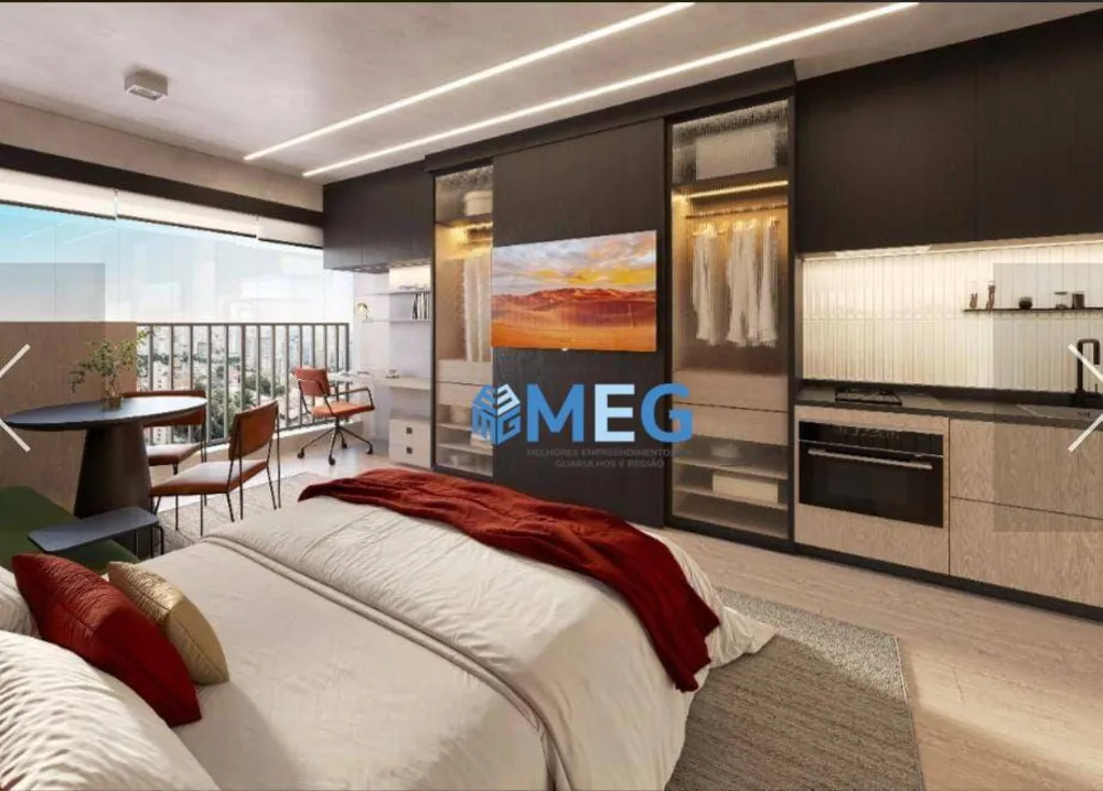 Apartamento, 1 quarto, 34 m² - Foto 1