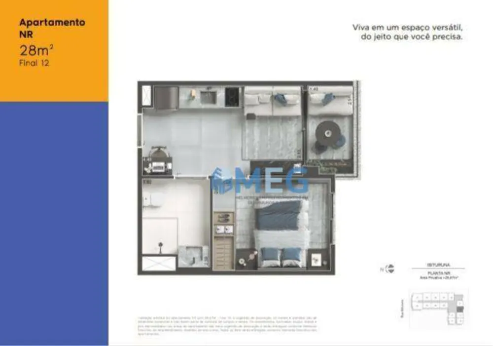 Kitnet-Studio, 29 m² - Foto 7