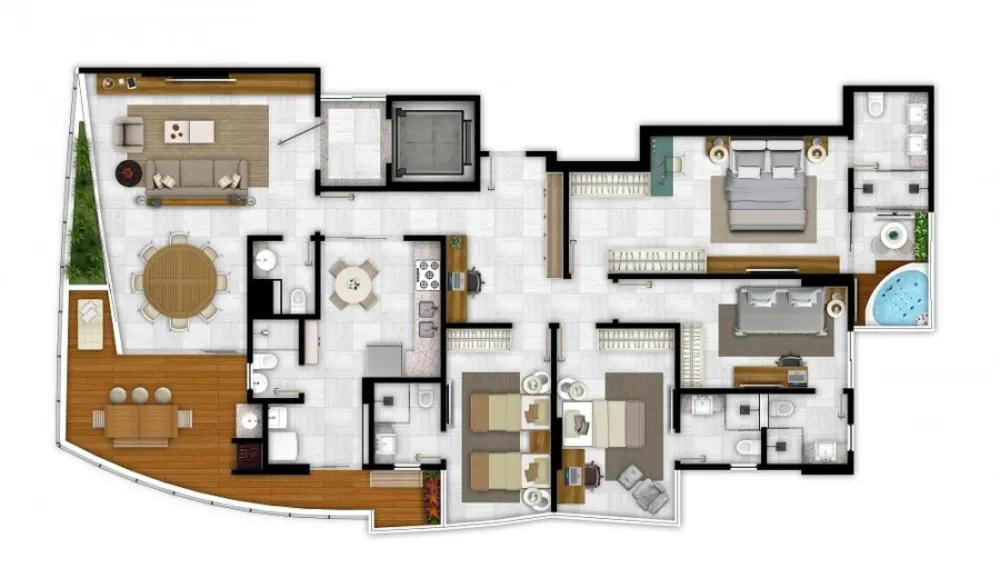Apartamento, 4 quartos, 169 m² - Foto 14