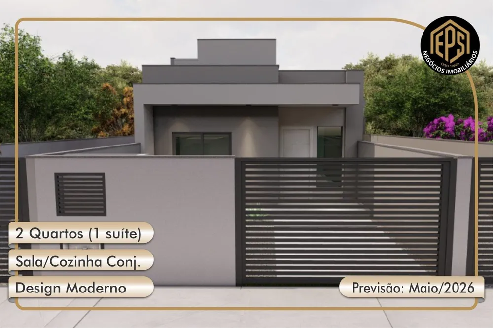 Casa, 2 quartos, 53 m² - Foto 1