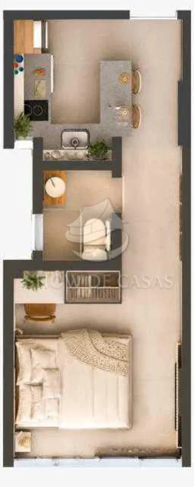 Kitnet-Studio, 21 m² - Foto 9