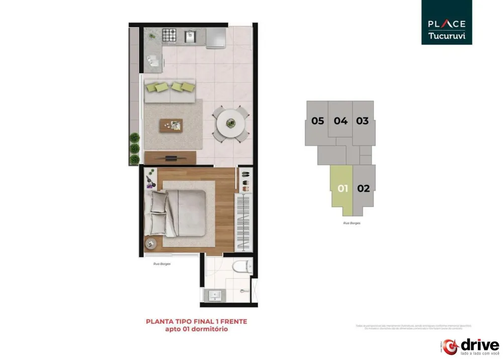 Apartamento, 1 quarto, 35 m² - Foto 16
