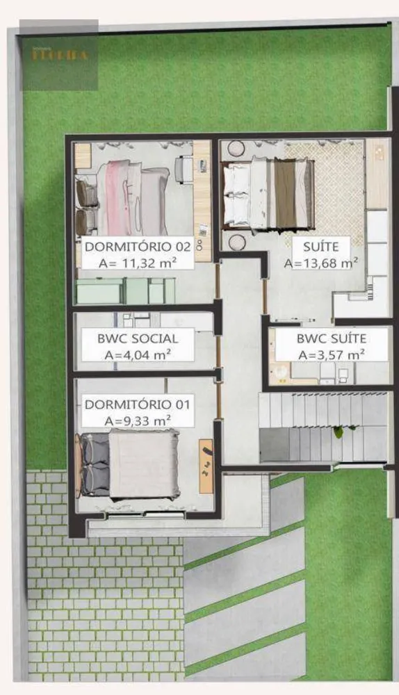 Casa de Condomínio, 3 quartos - Foto 5