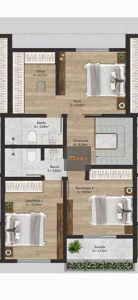 Casa de Condomínio, 3 quartos - Foto 3