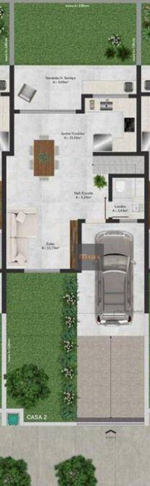 Casa de Condomínio, 3 quartos - Foto 2