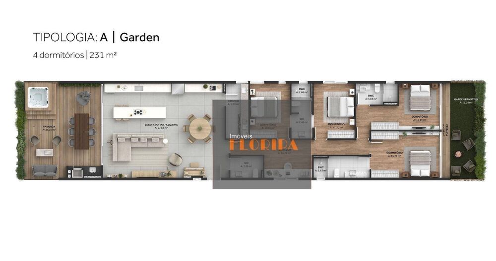 Apartamento à venda com 4 quartos, 214m² - Foto 7