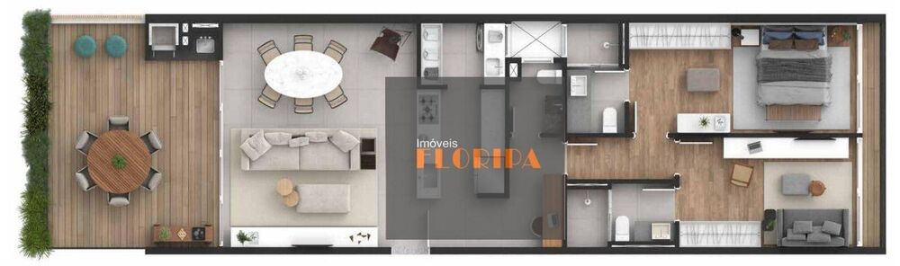 Apartamento à venda com 2 quartos, 146m² - Foto 7