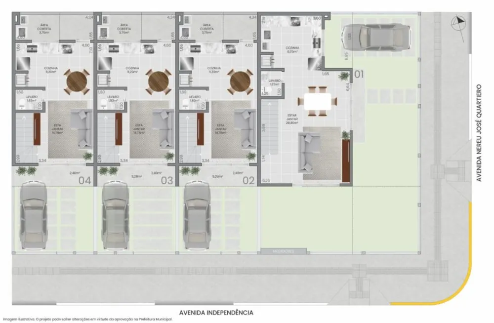 Sobrado, 2 quartos, 90 m² - Foto 3