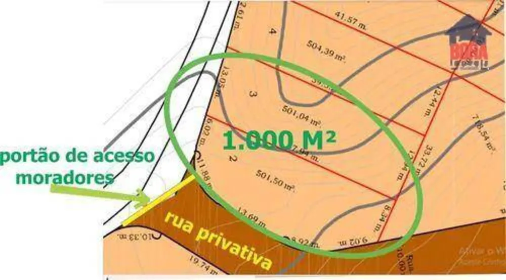Terreno, 1000 m² - Foto 2
