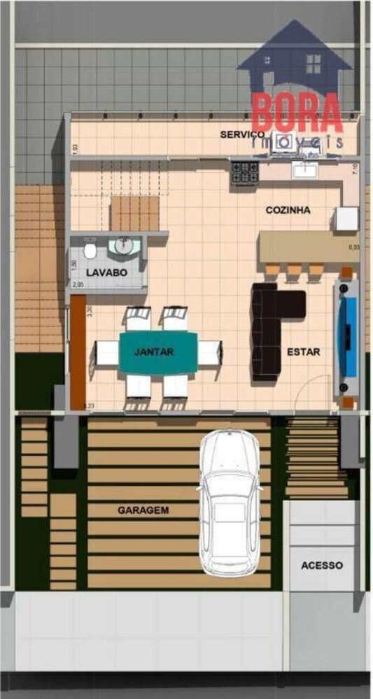 Casa de Condomínio, 3 quartos - Foto 3