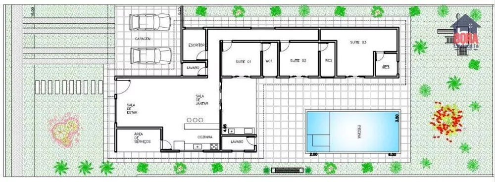 Casa de Condomínio à venda com 3 quartos, 232m² - Foto 2