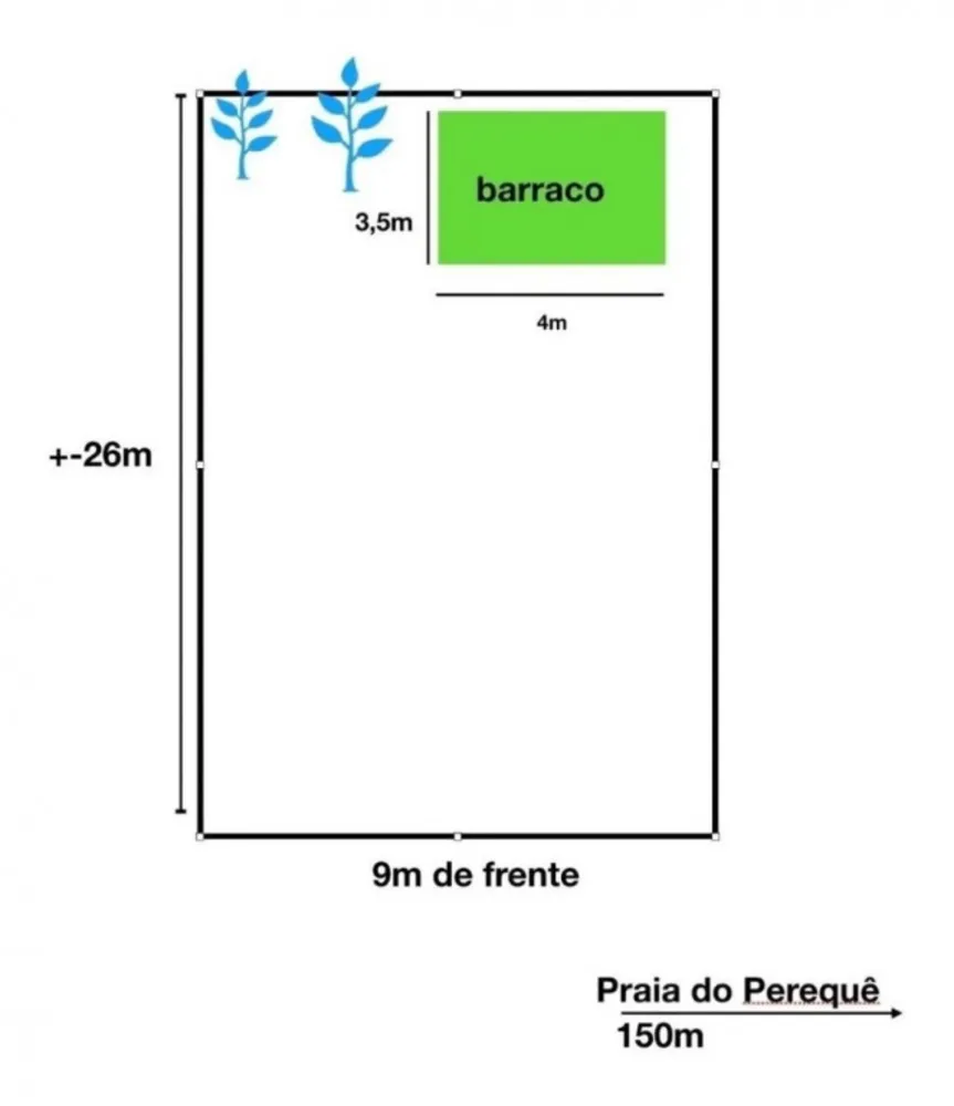 Terreno, 200 m² - Foto 2