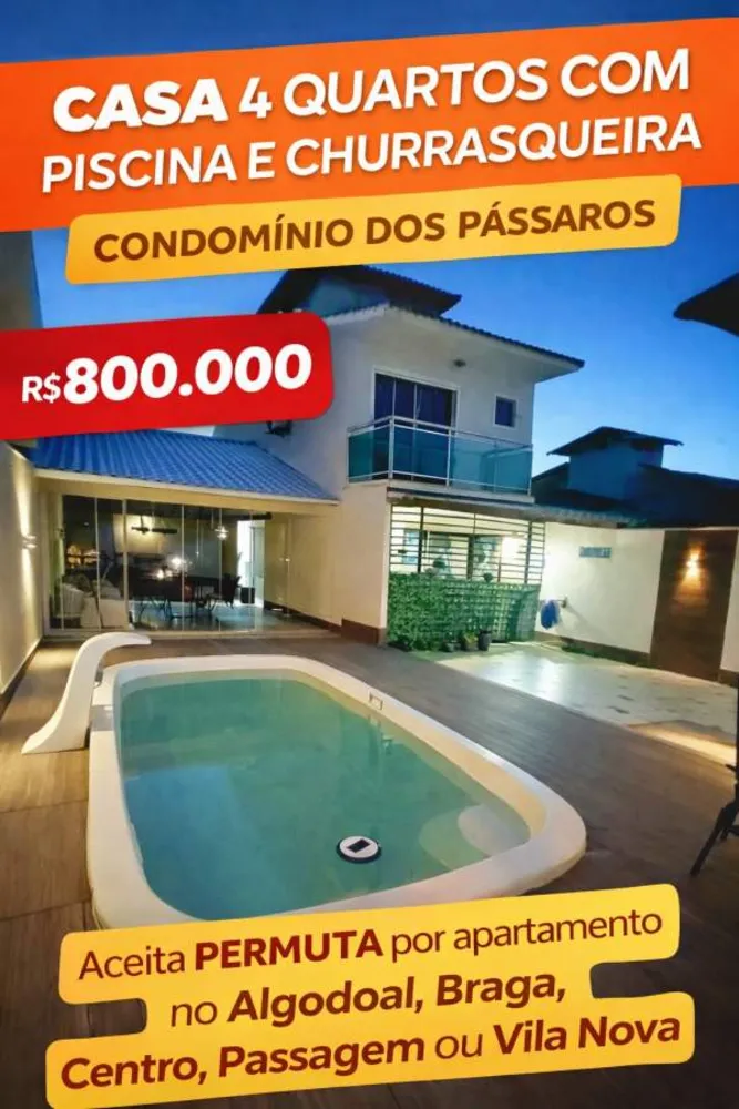 Casa de Condomínio, 4 quartos - Foto 1