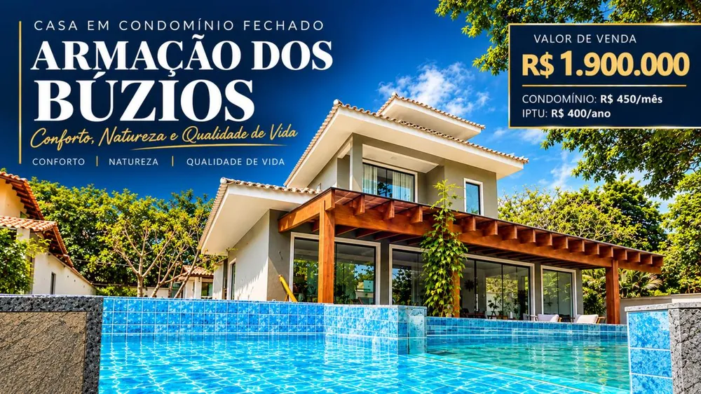 Casa de Condomínio, 4 quartos - Foto 1