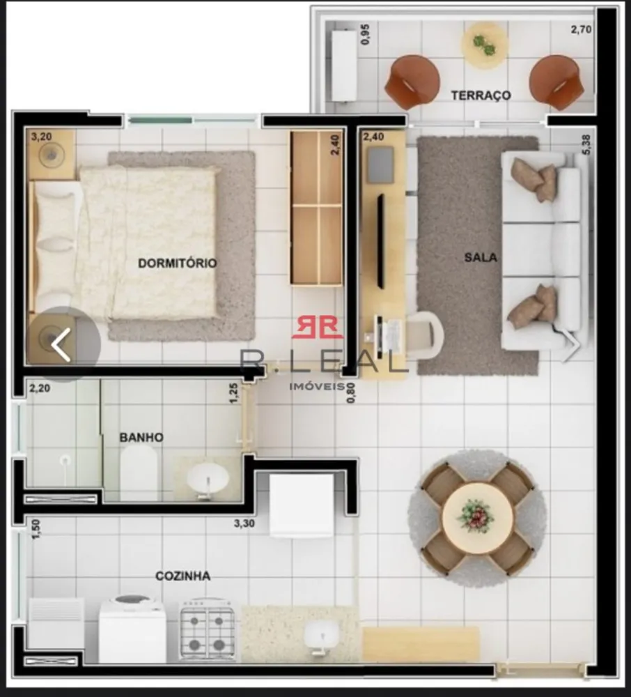 Apartamento, 1 quarto, 37 m² - Foto 9