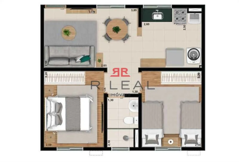 Apartamento, 2 quartos, 41 m² - Foto 8