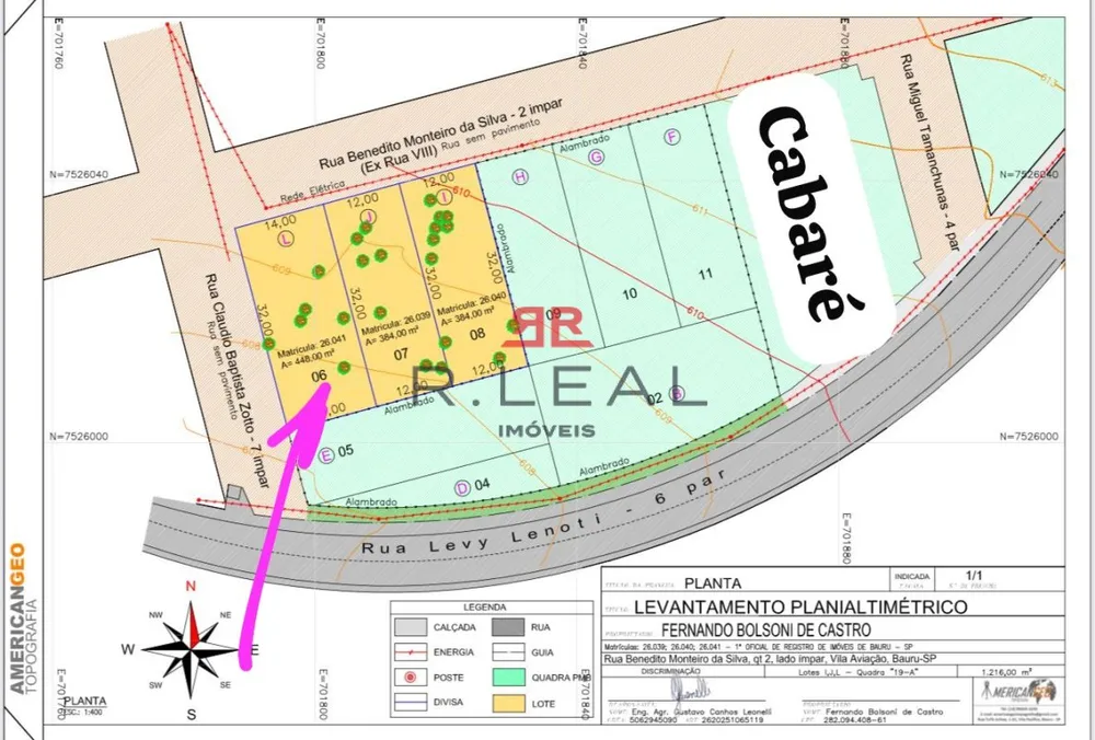 Loteamento e Condomínio, 480 m² - Foto 1