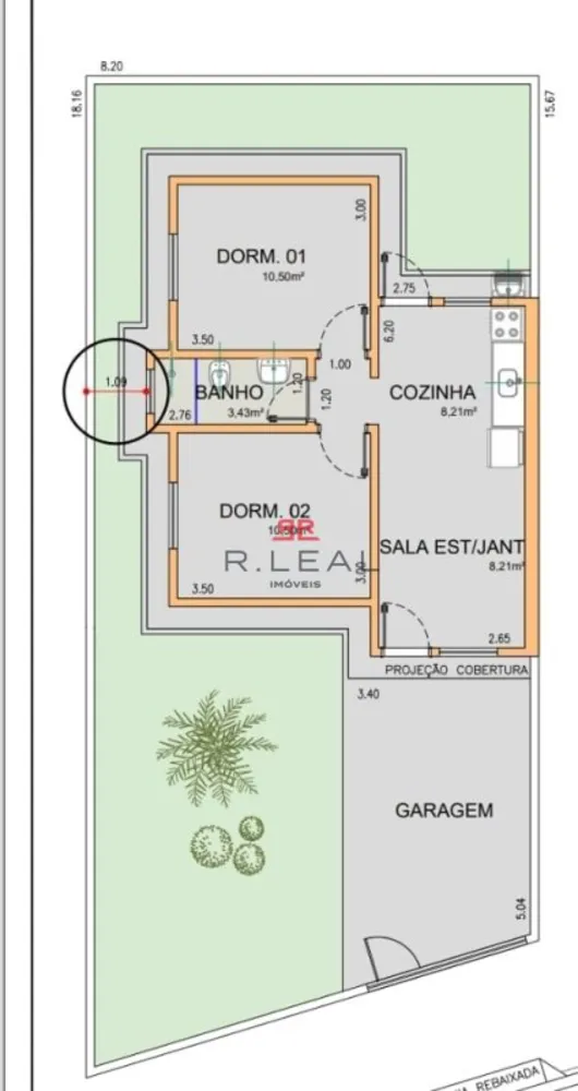 Casa, 2 quartos, 49 m² - Foto 1