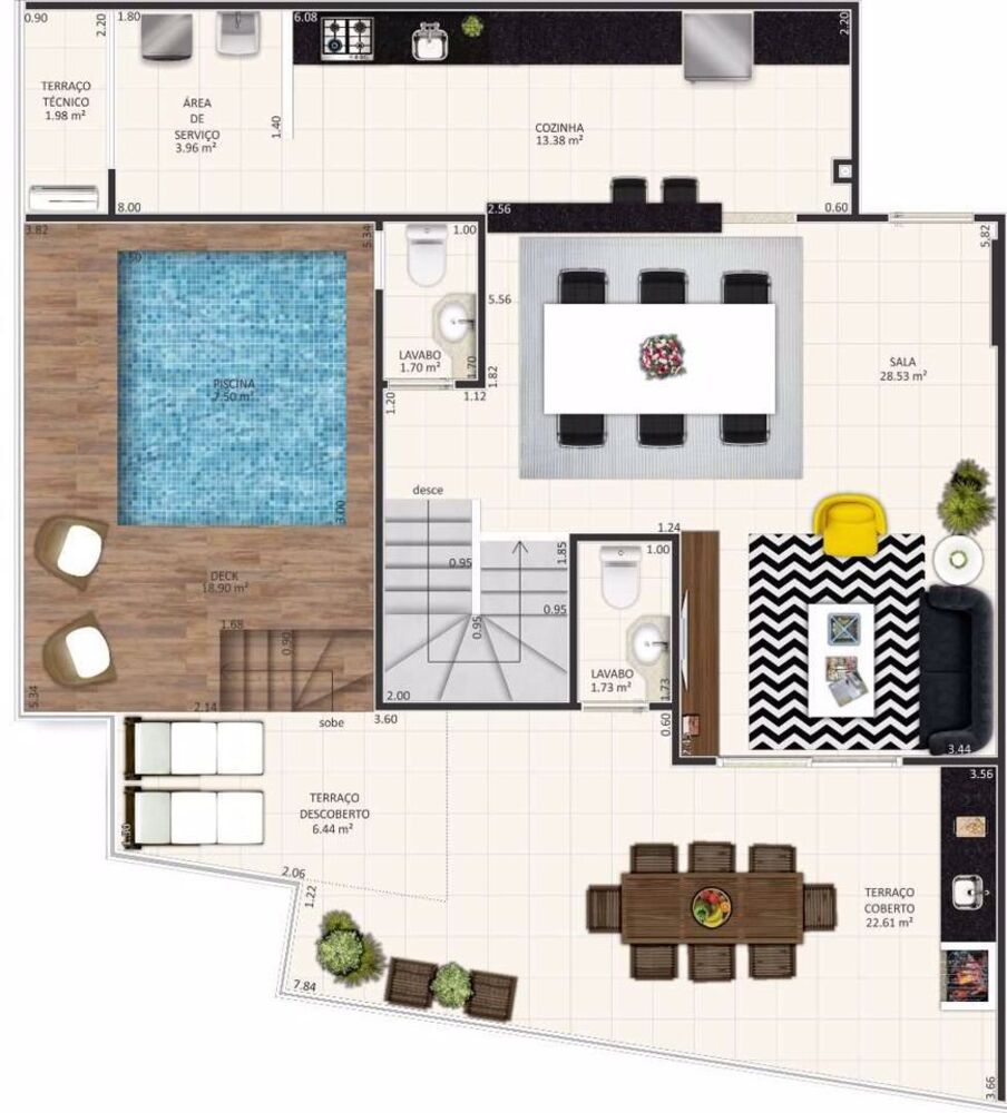 Cobertura, 3 quartos, 195 m² - Foto 16