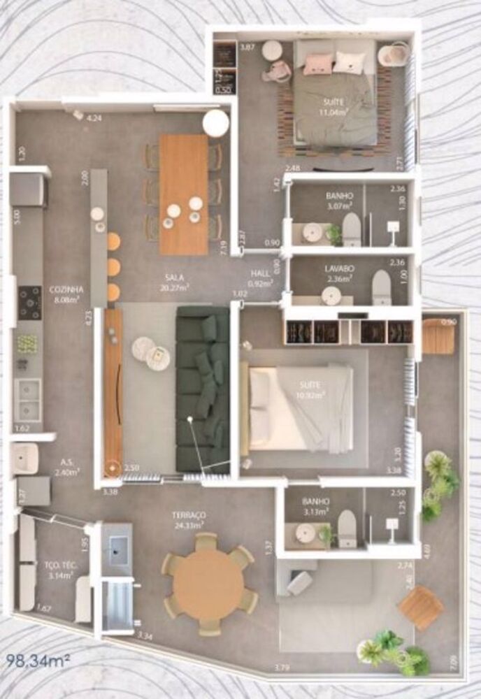 Apartamento, 2 quartos, 63 m² - Foto 7