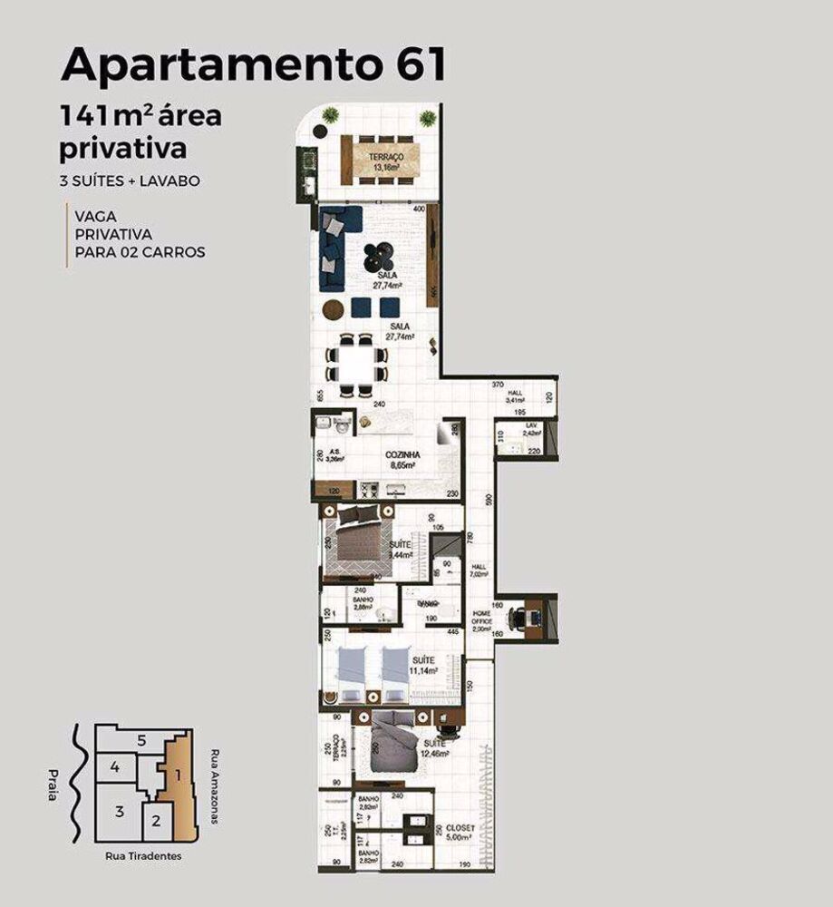 Apartamento, 3 quartos, 132 m² - Foto 8