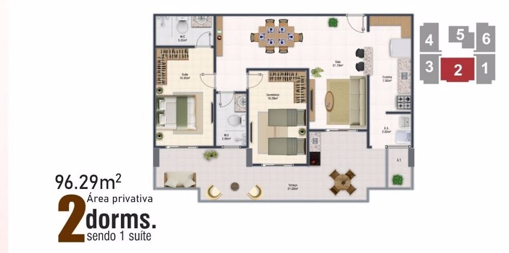 Apartamento, 2 quartos, 65 m² - Foto 10