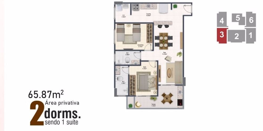 Apartamento, 2 quartos, 64 m² - Foto 13