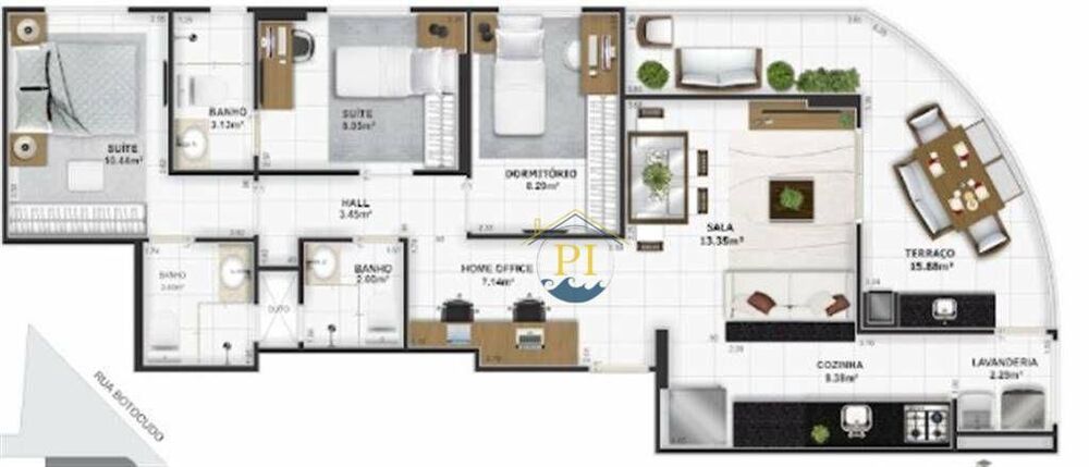 Apartamento, 3 quartos, 97 m² - Foto 2