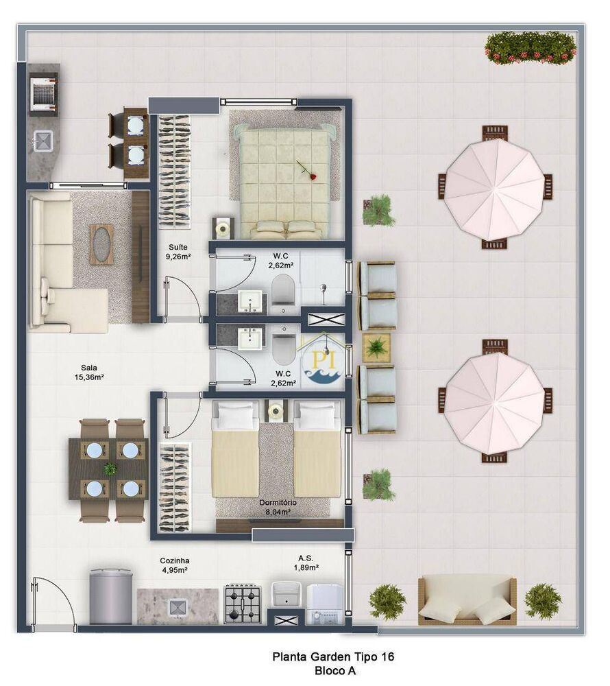 Apartamento, 2 quartos, 74 m² - Foto 18