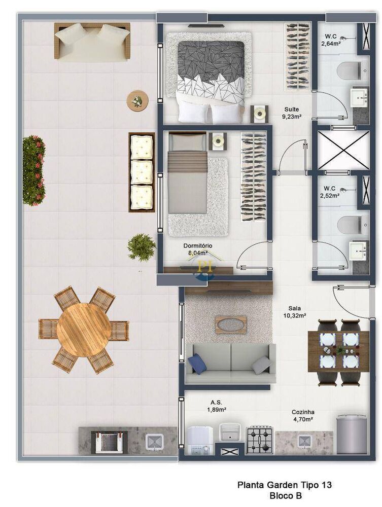 Apartamento, 2 quartos, 74 m² - Foto 19