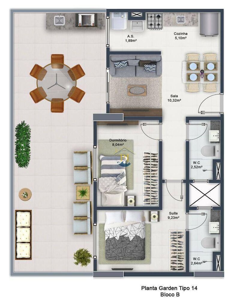 Apartamento, 2 quartos, 74 m² - Foto 20