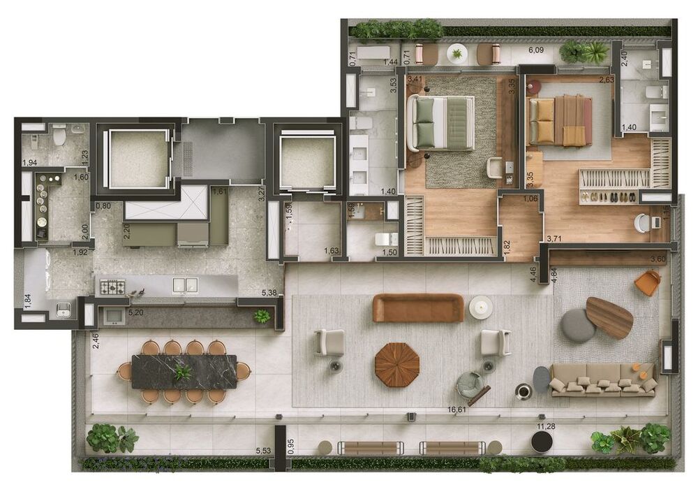 Apartamento, 3 quartos, 167 m² - Foto 19