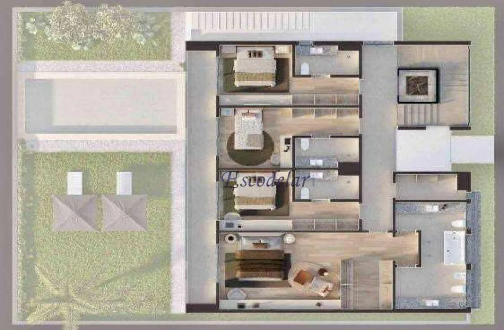 Casa de Condomínio, 4 quartos - Foto 8