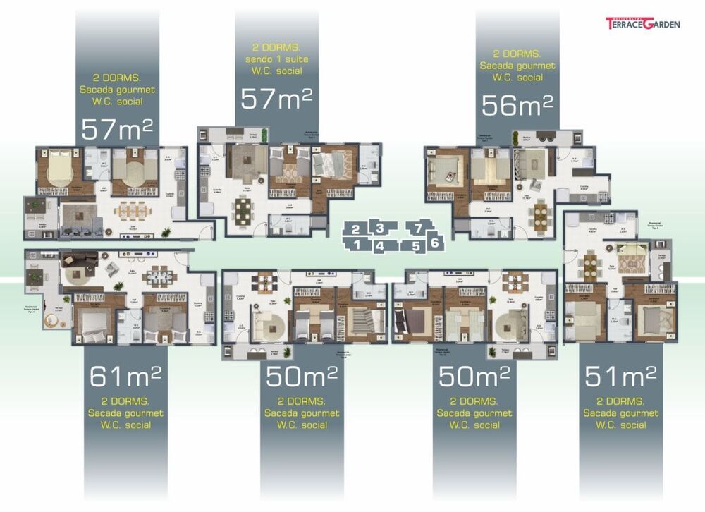 Apartamento, 2 quartos, 61 m² - Foto 5