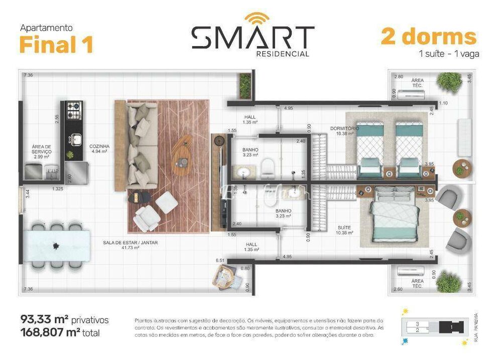 Apartamento, 1 quarto, 46 m² - Foto 6