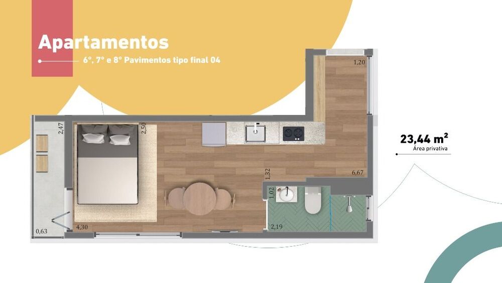 Kitnet-Studio, 23 m² - Foto 11