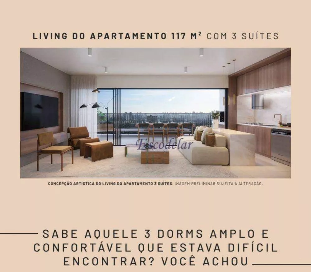 Apartamento à venda com 3 quartos, 117m² - Foto 3