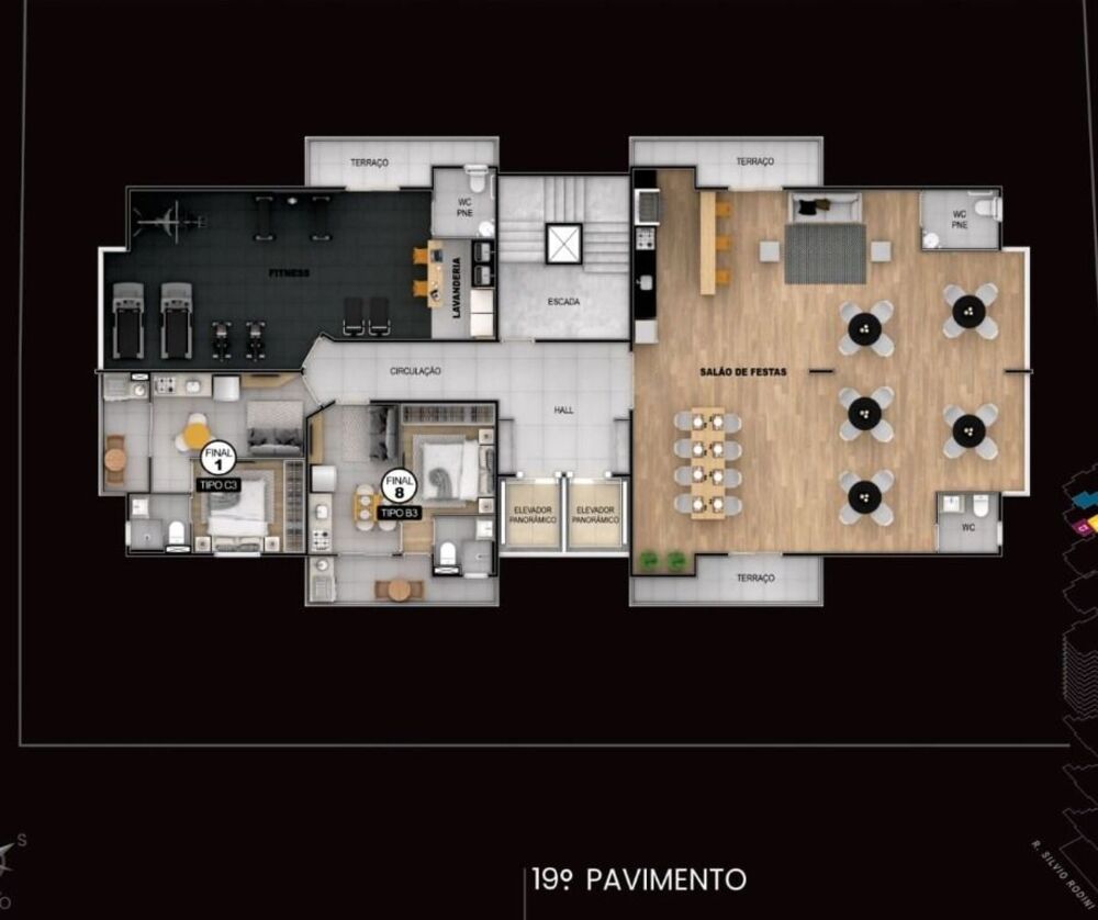 Apartamento, 1 quarto, 45 m² - Foto 21