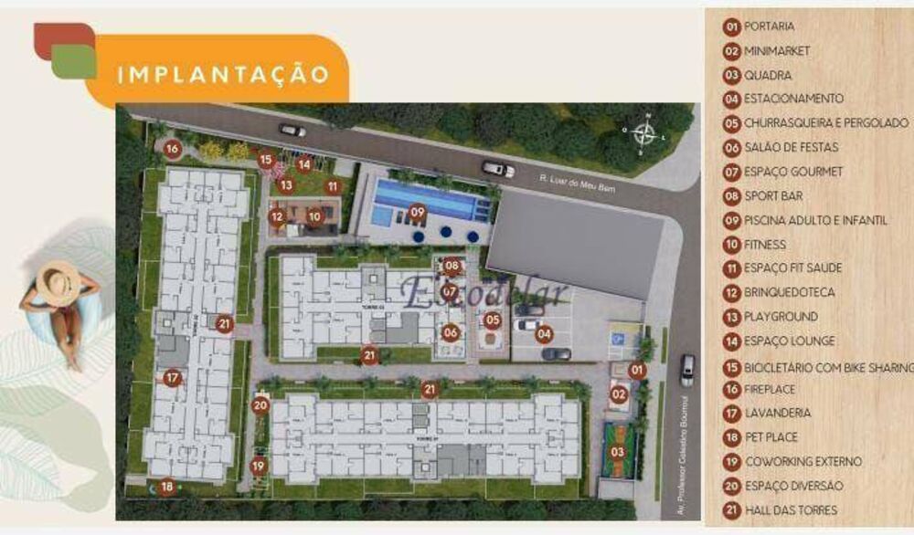 Apartamento, 2 quartos, 37 m² - Foto 2