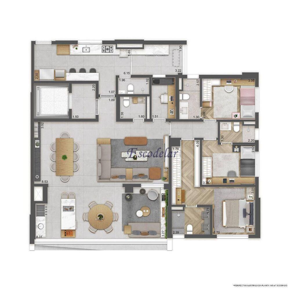 Apartamento, 4 quartos, 165 m² - Foto 17
