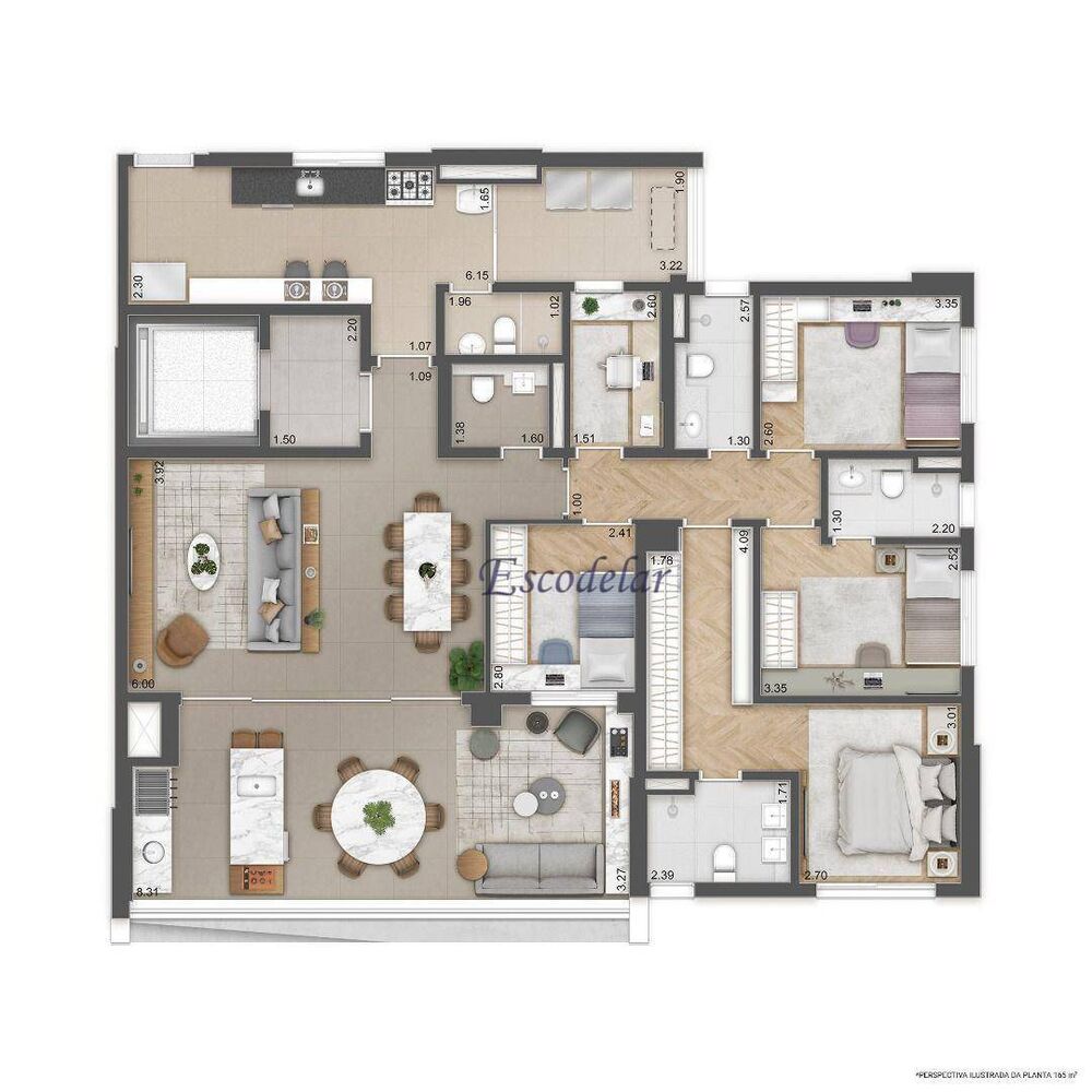 Apartamento, 4 quartos, 165 m² - Foto 18